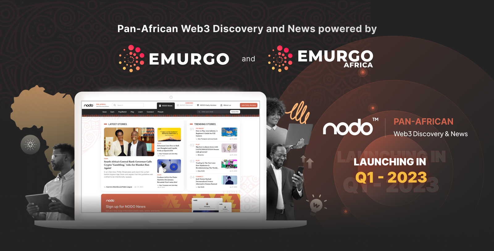 NODO: Pan-African Web3 Discovery and News Service Powered by EMURGO Africa, Launching in Q1 2023