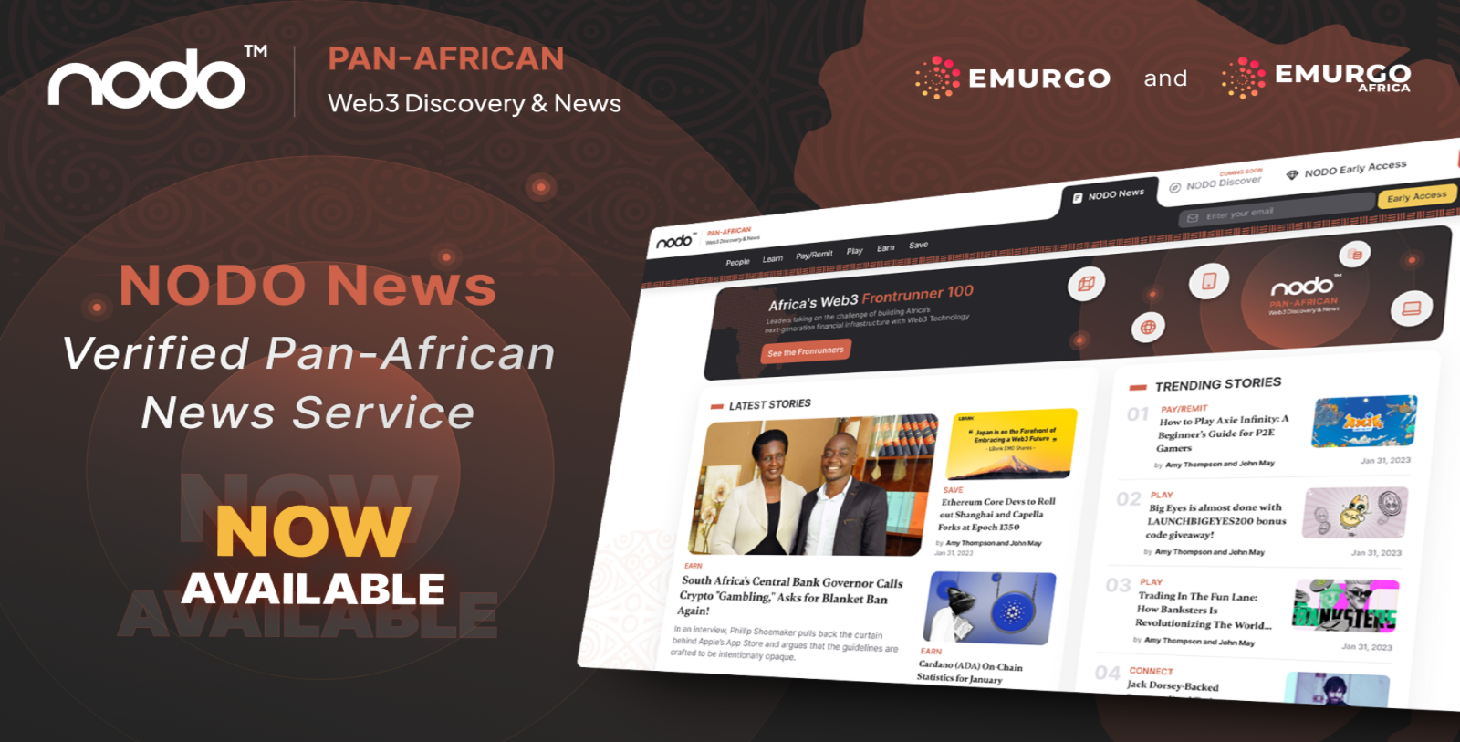 Pan-African Web3 News Service NODO News Available Now