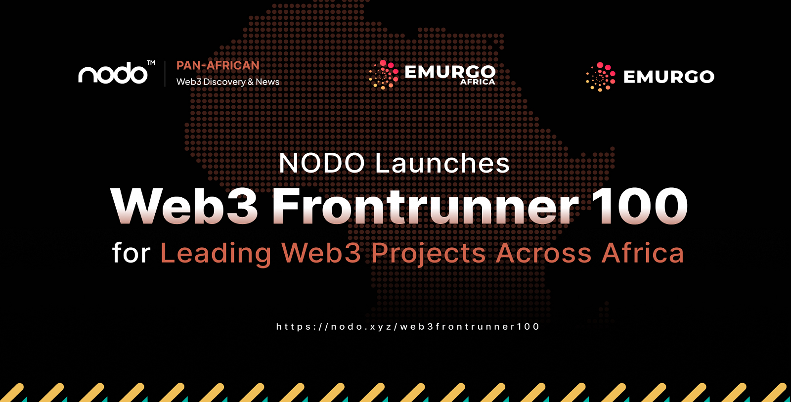 NODO Launches Web3 Frontrunner 100 for Leading Web3 Projects Across Africa