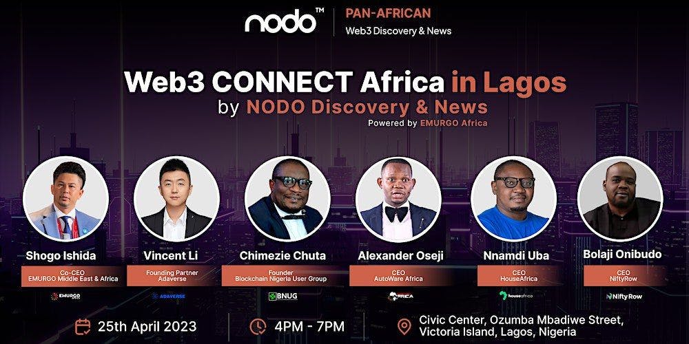 Web3 CONNECT Africa in Lagos, by NODO Discovery & News powered by EMURGO